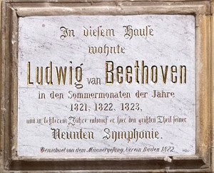 Beethoven Slept Here
