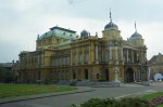 Croatian National Theater (through a window)